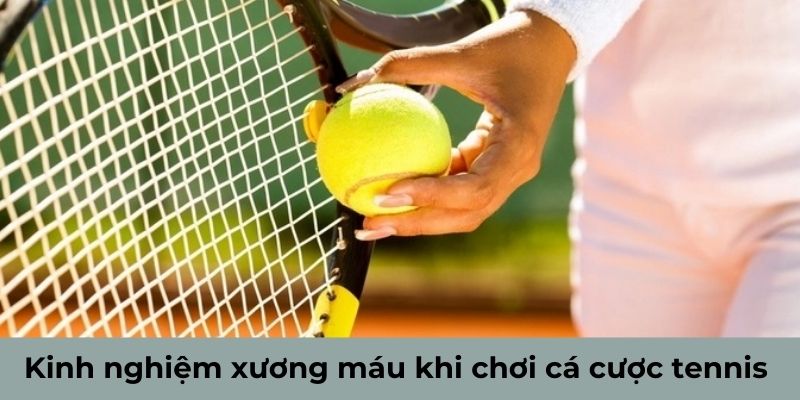 Kinh nghiệm xương máu khi chơi cá cược Tennis 